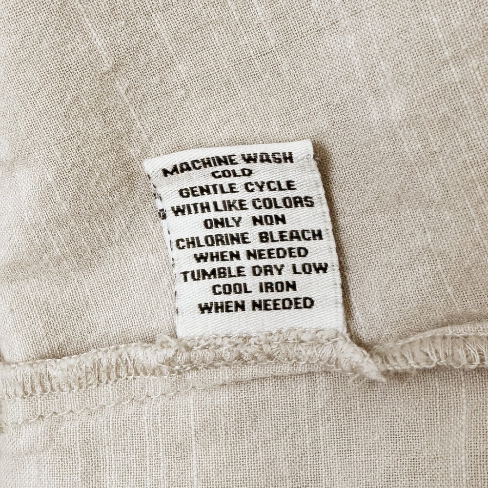 Madewell Natural Linen-Cotton Square-Neck Top (2) - Picture 5 of 6